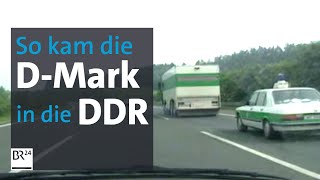 Gigantischer Geldtransport Milliarden DMark für die DDR  Abendschau  BR24 [upl. by Conlen465]