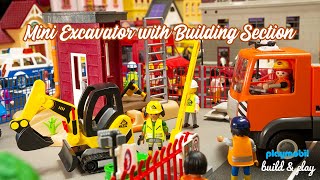 Playmobil City Action Construction Site 🚧 Baustelle 👷 Chantier 🏗️ Cantiere 👷🏽 70443 build amp play [upl. by Tama116]