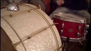 30 inch Bass Drum sold 30s Slingerland Radioking 7x14 Snare Drum [upl. by Ifar]