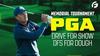 DRAFTKINGS PGA DFS FIRST LOOK MEMORIAL TOURNAMENT  ROTOGRINDERS [upl. by Valsimot]