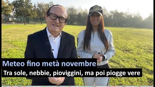 Meteo fino 15 novembre Una fase puramente autunnale [upl. by Eras]