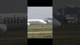 Emirates a350 test automobile avaition 747 aviationnation avgeekaviation landing planecrash [upl. by Muiram]