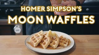 Binging with Babish Homer Simpsons Patented Space Age OutOfThisWorld Moon Waffles [upl. by Sulakcin730]