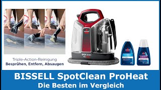 BISSELL SpotClean ProHeat Waschsauger Test Vergleich 2024 🥇 Testsieger von BISSELL [upl. by Ehtyde66]