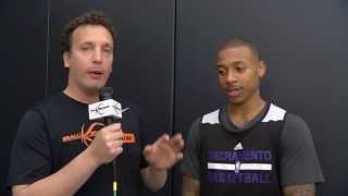 Kings PG Isaiah Thomas Secrets To His Jump Shot [upl. by Illek]