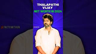 THALAPATHI VIJAY NET WORTH IN 2024  By FactoMithun [upl. by Marget]