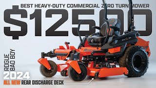 Best Commercial Zero Turn Mower  2024 Bad Boy Rogue WITH ALL NEW REAR DISCHARGE CHUTE [upl. by Assirralc978]