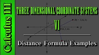 Calculus III Three Dimensional Coordinate Systems Level 6 of 10  Distance Formula Examples [upl. by Imray]