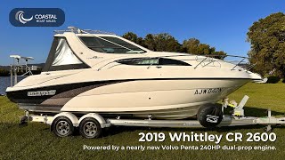 Coastal Boat Sales 2019 Whittley CR 2600 [upl. by Barbette]