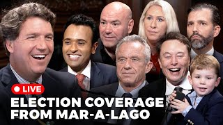 Tucker Carlson Election Night LIVE From MaraLago With Special Guests [upl. by Feodore]