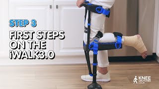 Step 3  How To Walk With Your iWALK 30 HandsFree Crutch  Old Version [upl. by Neehsuan]