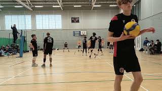 wombourne Vs Nottingham rockets set 1 [upl. by Ellerred]