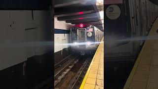 R160A Alstom M train arriving at Jackson HeightsRoosevelt Avenue [upl. by Llien]