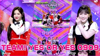 【Girls Planet 999】YES OR YES TEAM１MCountdown MultiCAMERA [upl. by Sevik]