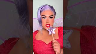 FAIRY GODMOTHER TUTORIAL fyp makeup halloween halloweenmakeuplook [upl. by Anisirhc]