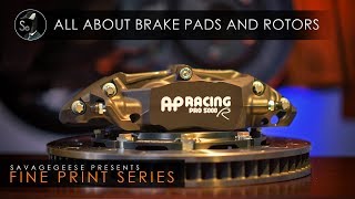 Learn About Brake Rotors and Pads  Fine Print Series [upl. by Nhguavahs762]