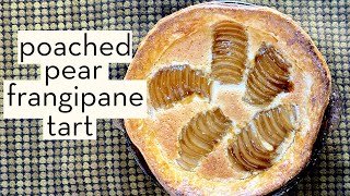 Poached Pear amp Frangipane Flaky Tart [upl. by Eceinahs]