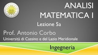 Analisi Matematica I Lezione 5a [upl. by Huda514]