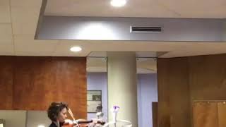 Hilary Hahn playing bach [upl. by Irdua]