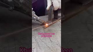 Laser Deco Welding maycokhideco hanlaser laserwelding [upl. by Ytte539]