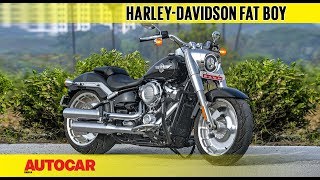 2018 HarleyDavidson Fat Boy  First Ride Review  Autocar India [upl. by Arny734]