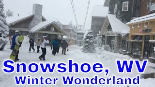 Snowshoe West Virginia is a Winter Wonderland [upl. by Berrie584]