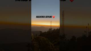 Naldehra skyline Skyline Sky RedSky Mountains India Himachal HimachalPradesh Tourism Shimla [upl. by Beall]