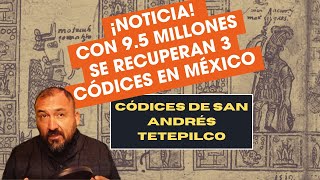 Los Códices de Tetepilco se recuperan con 95 millones de pesos [upl. by Eetsirhc786]