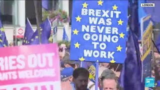 ProEU supporters march for Britain to rejoin the European Union • FRANCE 24 English [upl. by Alim]