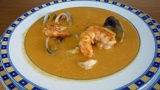 CREMA DE MARISCO🍲🦐🐟 Receta navideña [upl. by Templia]