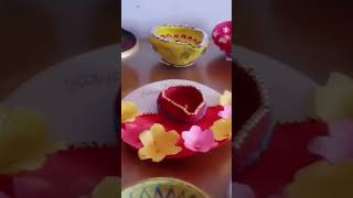 Beautiful diya decoration for Diwali 🎇🪔 [upl. by Andee]