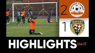 MATCH HIGHLIGHTS Week 18 MTN Super League 2023 24 Kansanshi Dynamos FC 2 vs 1 Trident Fc [upl. by Tawsha81]