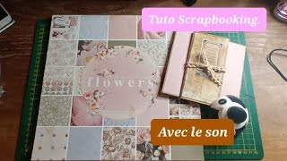 Tuto ScrapbookingVoici les 2 premières créations que jai faites avec ce magnifique bloc Action [upl. by Drue]