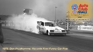 1975 Don Prudhomme Records 1st Funny Car 5  10 Top Finals Moment [upl. by Radmen366]