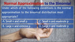 Binomial distribution  Practice Problem 4  Normal Approximation to the Binomial [upl. by Eyaj665]