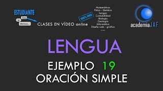 Identificar perífrasis verbal en análisis sintáctico de oración  Lengua Sintaxis  Ejemplo 19 [upl. by Relyk]