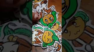 loompa ommpa song home made stickersloompa oompa loompaoompayoutubeshorts shortfeed viralshort [upl. by Iderf662]