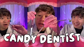 ASMR  Dentist eats candy from your teeth [upl. by Rehpatsirhc310]