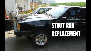 HOW AND WHY YOU SHOULD REPLACE YOUR VOLVO 740 STRUT ROD BUSHINGS [upl. by Namielus401]