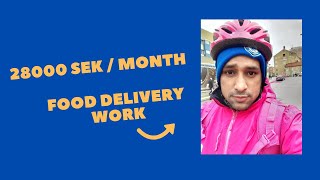 Food Delivery Jobs in Sweden  Earning with Foodora in Stockholm Sweden [upl. by Nosnaj]