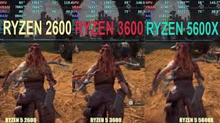 Ryzen 2600 vs Ryzen 3600 vs 5600x in 2021 [upl. by Senskell]