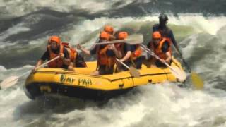 White Water Rafting Victoria Falls [upl. by Aennaej452]