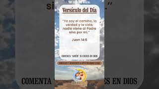 😇🙏🏼📖 Versículo del Día Juan 146 ✝️🙏🏼 Juan146 VersiculoDelDia OracionPoderosa Fe [upl. by Krebs]