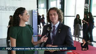 Veneziano Cúpula dos Parlamentos do G20 contribui para eficiência legislativa [upl. by Rrats]