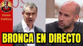 🔴🔴🔴 BRONCA de Toni Cantó a Gonzalo Miró por defender a Sánchez “Salió corriendo por patas” [upl. by Ocramed522]