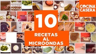 10 Recetas al MICROONDAS RÁPIDAS y FÁCILES  Cocina Casera [upl. by Akedijn]