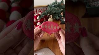 Gingerbread ornament cookie🎄🌟 cookiedecorating asmr christmas shortsfeed christmascookies [upl. by Aliehc]