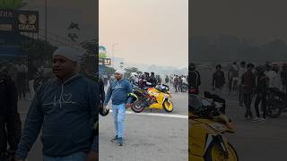 500 Bike Rider In Ambience Gurgaon🚀🔥😱😨rider ride riding superbike supportme subscribe [upl. by Lemrej]