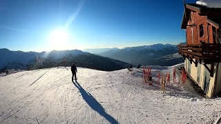 Ski Les Arcs  Vallandry  AIGLE  Bluebird Skiing [upl. by Nork51]