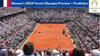 Womens Tennis  2024 Olympics PREVIEW amp PREDICTION  Ft Swiatek Gauff Paolini amp more 🎾🏆 [upl. by Leanor898]